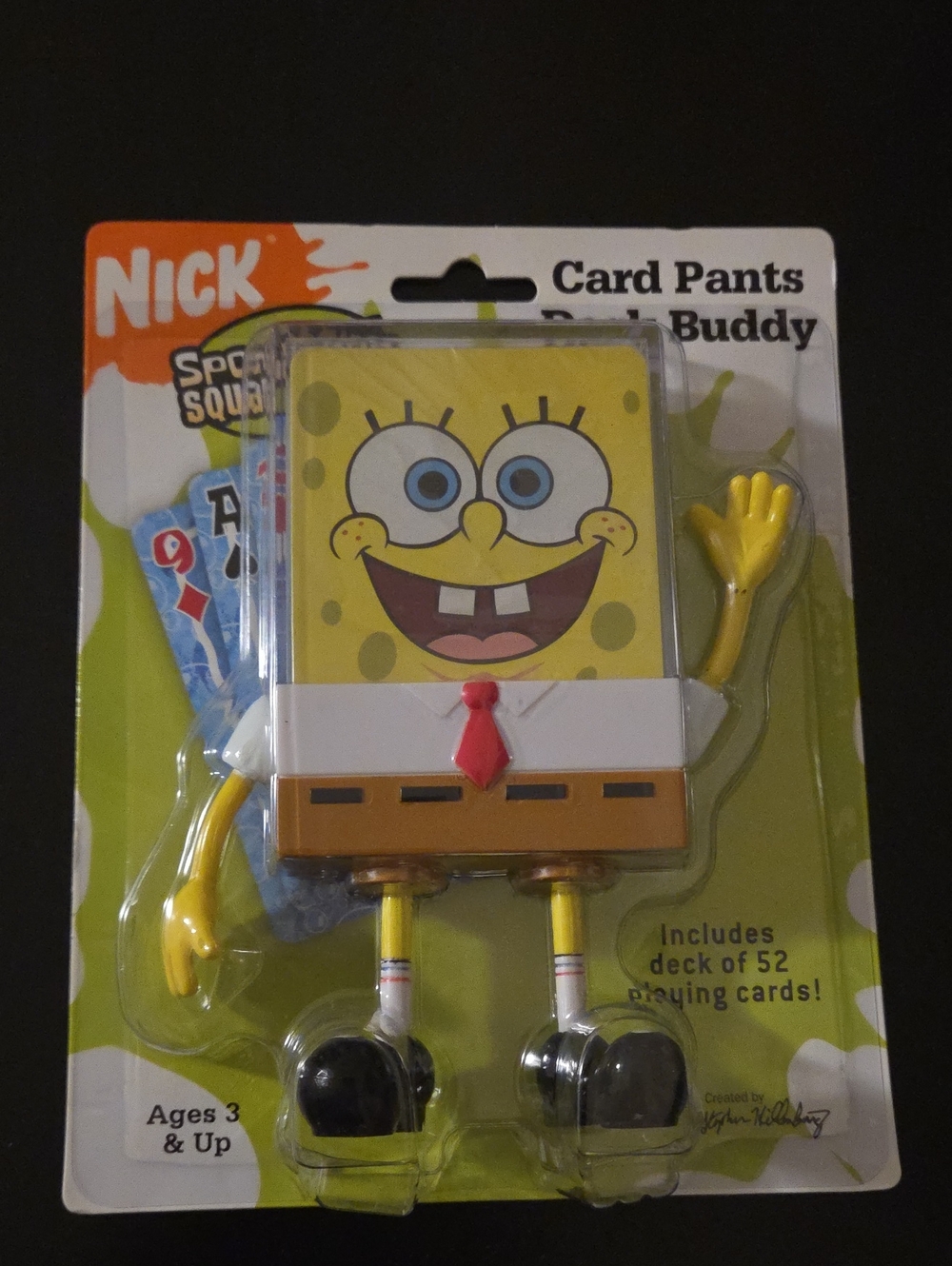 SpongeBob Squarepants Card Pants Deck Buddy - Yellow, Blue, Red, Brown
